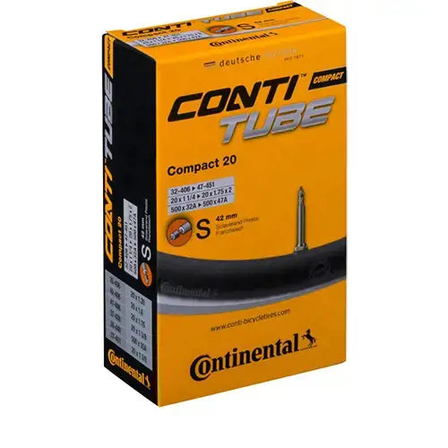 CONTINENTAL Inner Tube Compact Wide 20 x 1.90 2.50 Presta 34mm - Black