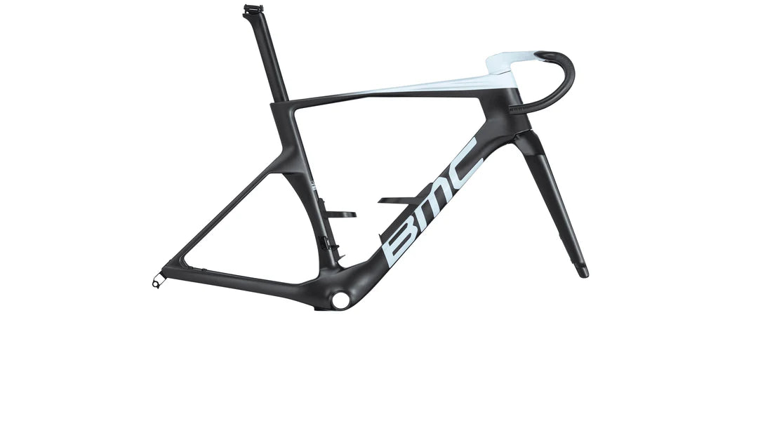 BMC Teammachine R01 MOD Road Frameset - Carbon Black / Cool White