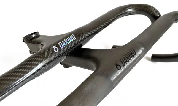 DARIMO Integrated Carbon Stem Handlebar Nexum - Black-Handlebars-44008521