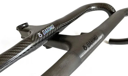 DARIMO Integrated Carbon Stem Handlebar Nexum - Black-Handlebars-44008521