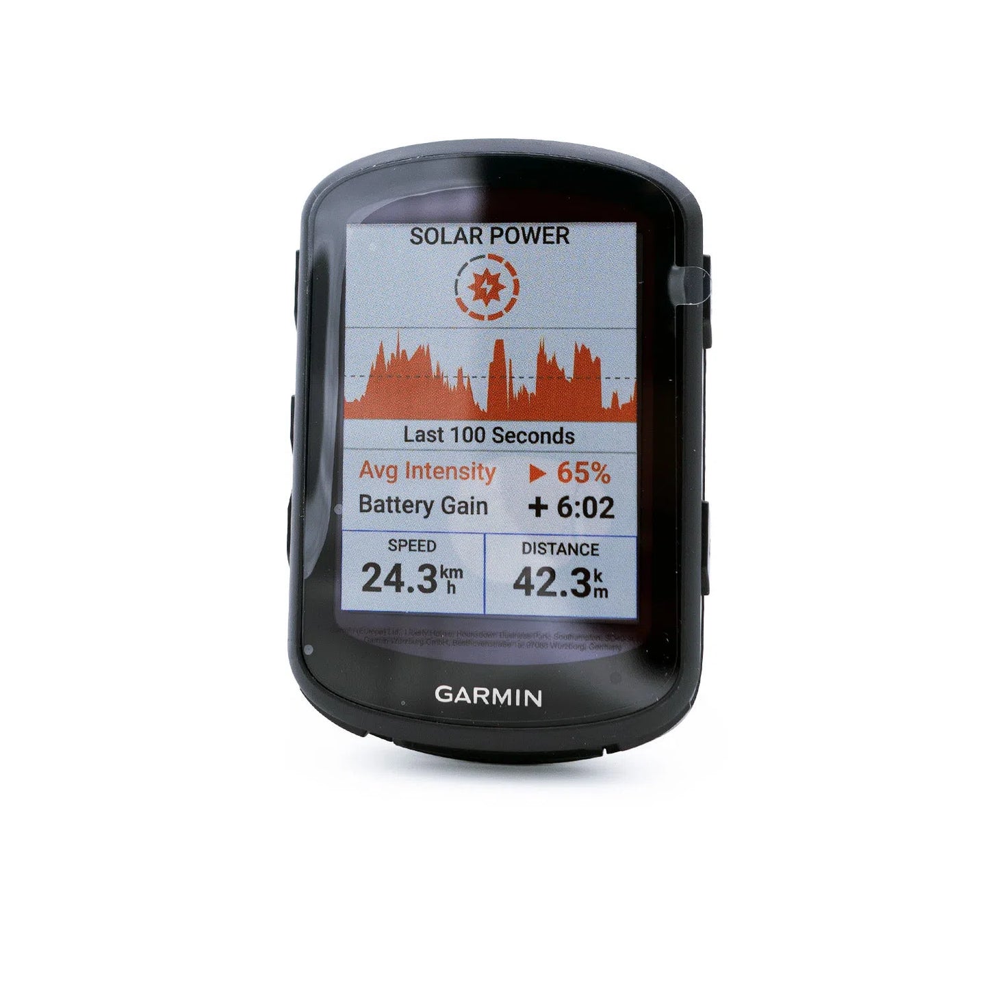 GARMIN Edge 840 Solar Fahrrad GPS Computer - Schwarz