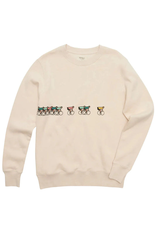 ERSTWHILE Sweatshirt Tête de la Course - Bodacious Beige-Sweatshirts-