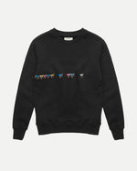 ERSTWHILE Sweatshirt Tête de la Course - Faded Black-Sweatshirts-7423406552578