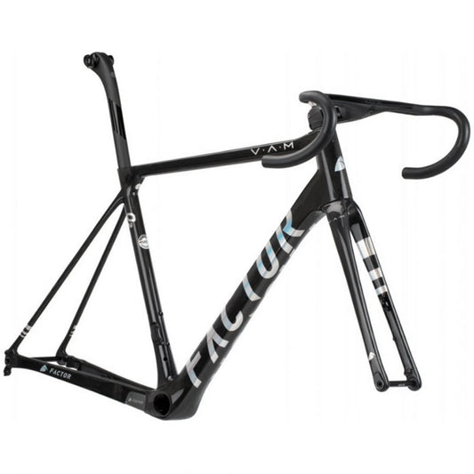 FACTOR O2 VAM DISC FRAMESET + WHEELS - Black-Framesets-