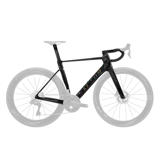 FACTOR OSTRO Premium Package Frameset - Black (includes seatpost and handlebar)-Road Frameset-