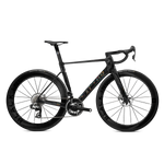 FACTOR OSTRO VAM Road Bike Shimano Sram Red E1 Power Meter Black Inc Wheels - Black/Black