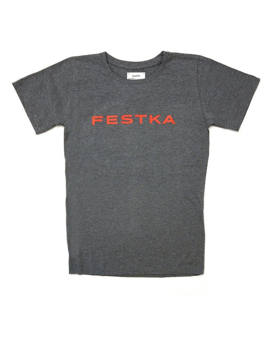 Festka T-shirt x Chatty - Grey Default Velodrom Barcelona 