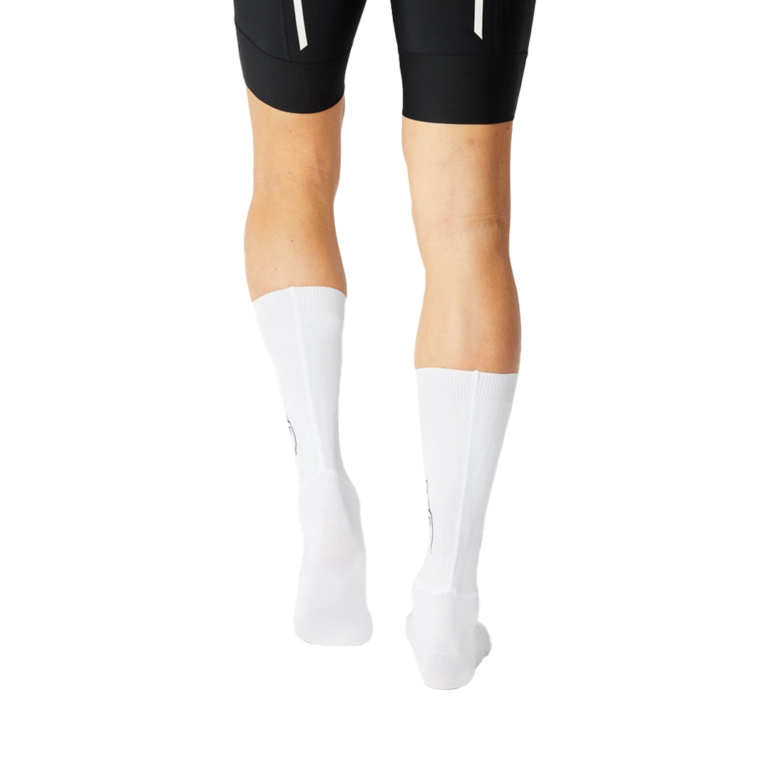 FINGERSCROSSED Aero Logo - White-Cycling Socks-