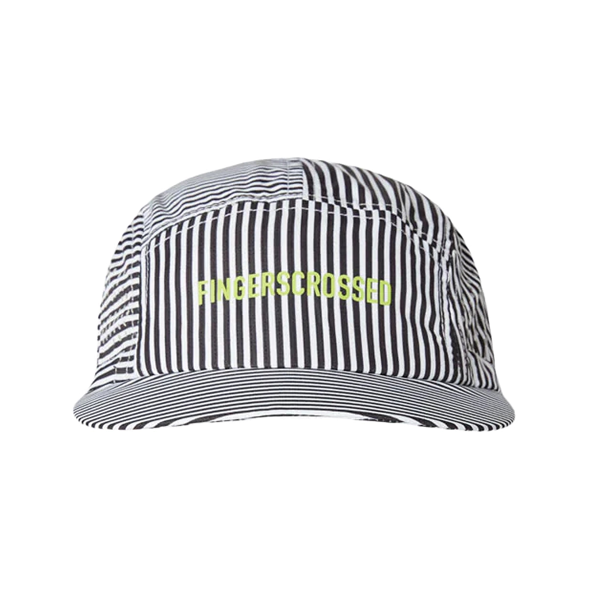 FINGERSCROSSED Cap Super Light - Stripes Black/White-Caps-4260685017137