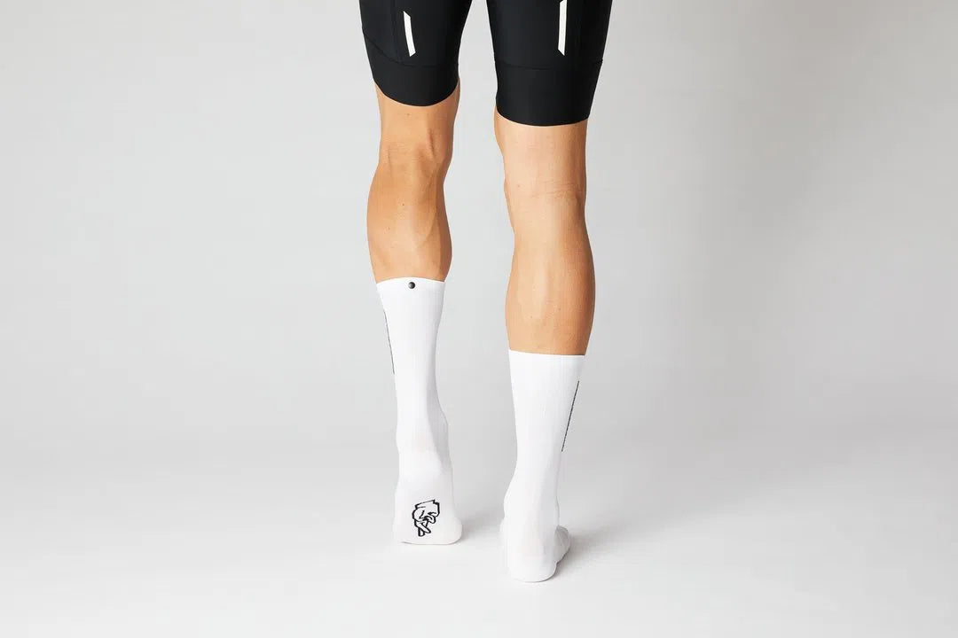 FINGERSCROSSED Socks #11_09 FINGERSCROSSED - White/Black-Cycling Socks-