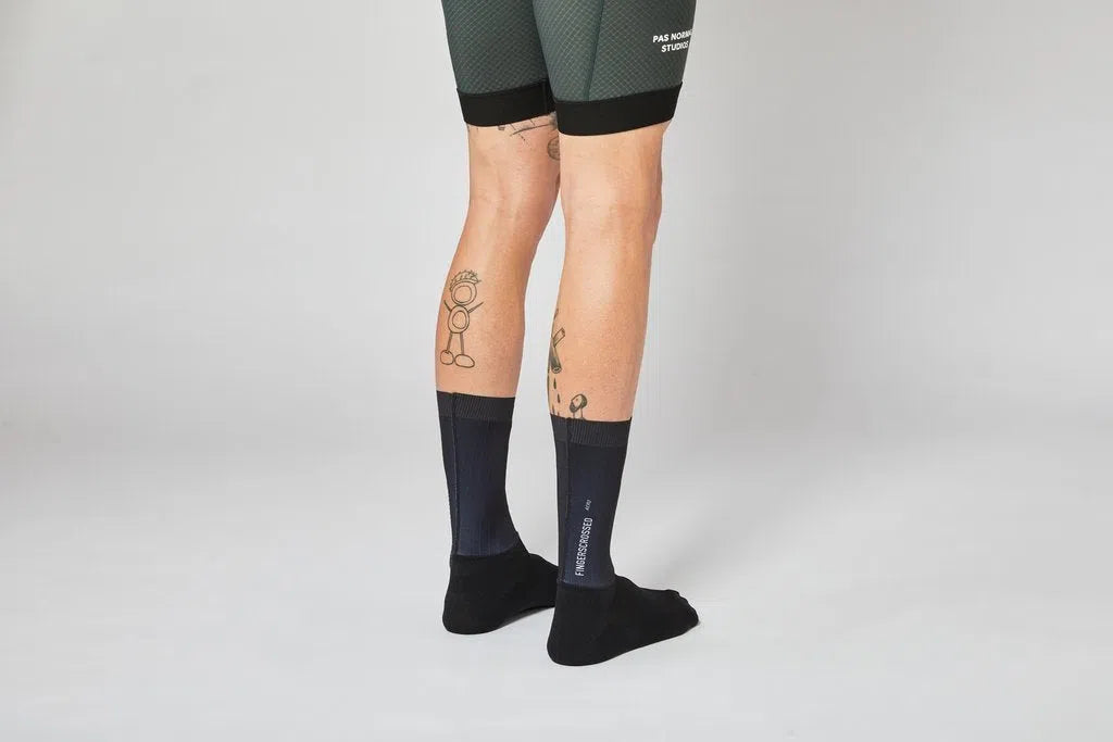 FINGERSCROSSED Socks Aero - Black-Cycling Socks-