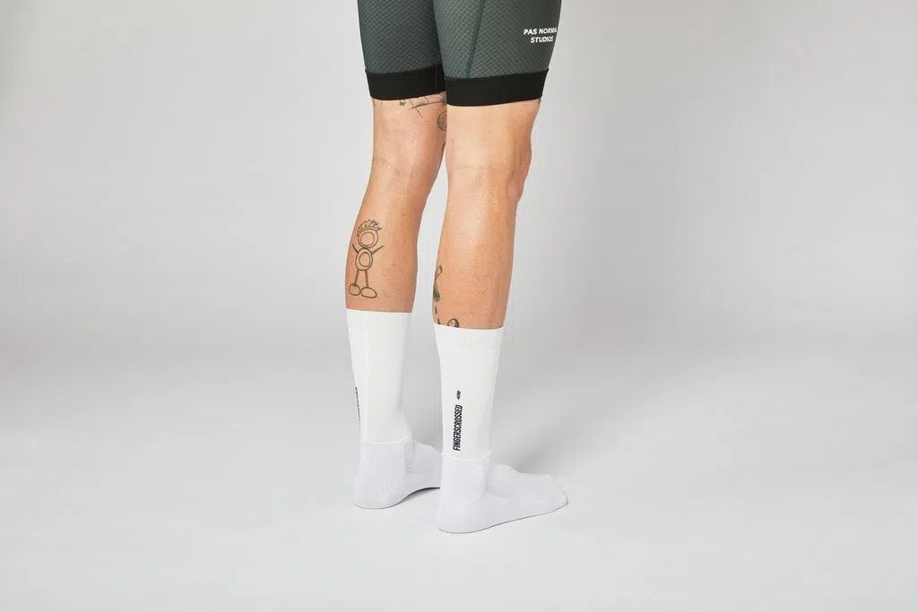 FINGERSCROSSED Socks Aero - White-Cycling Socks-