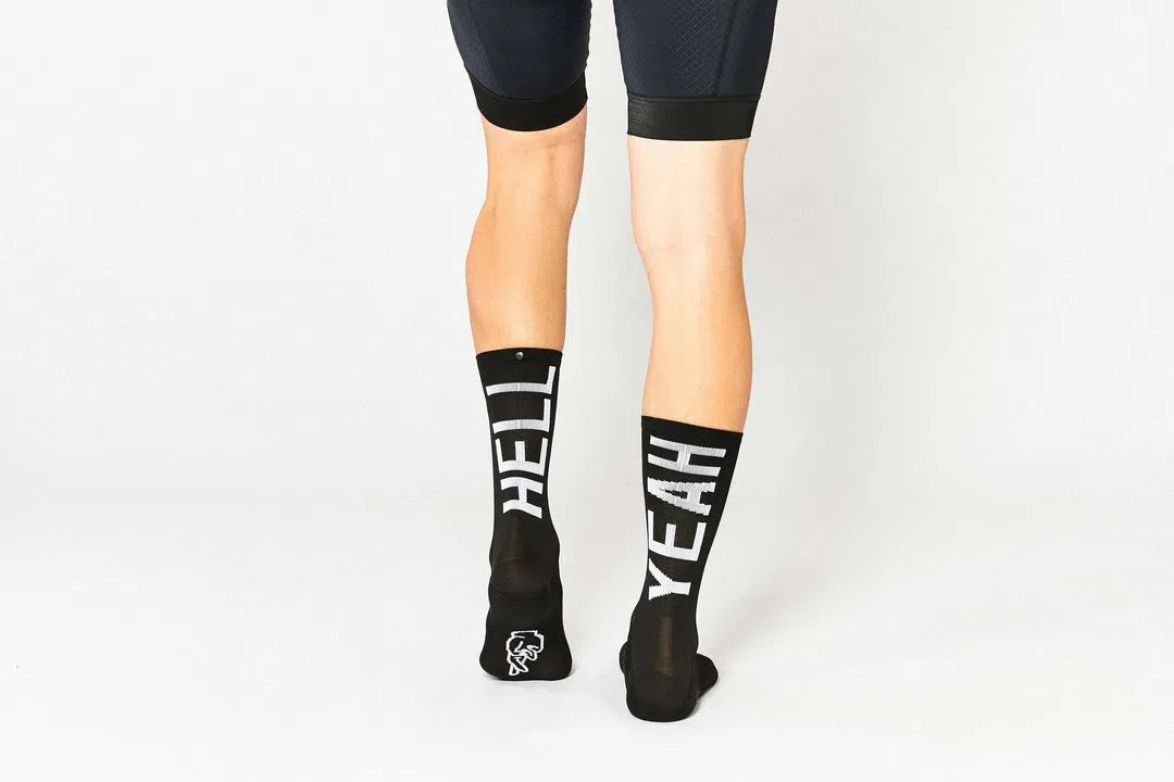 FINGERSCROSSED Socks Hell Yeah 2.0 - Black-Cycling Socks-