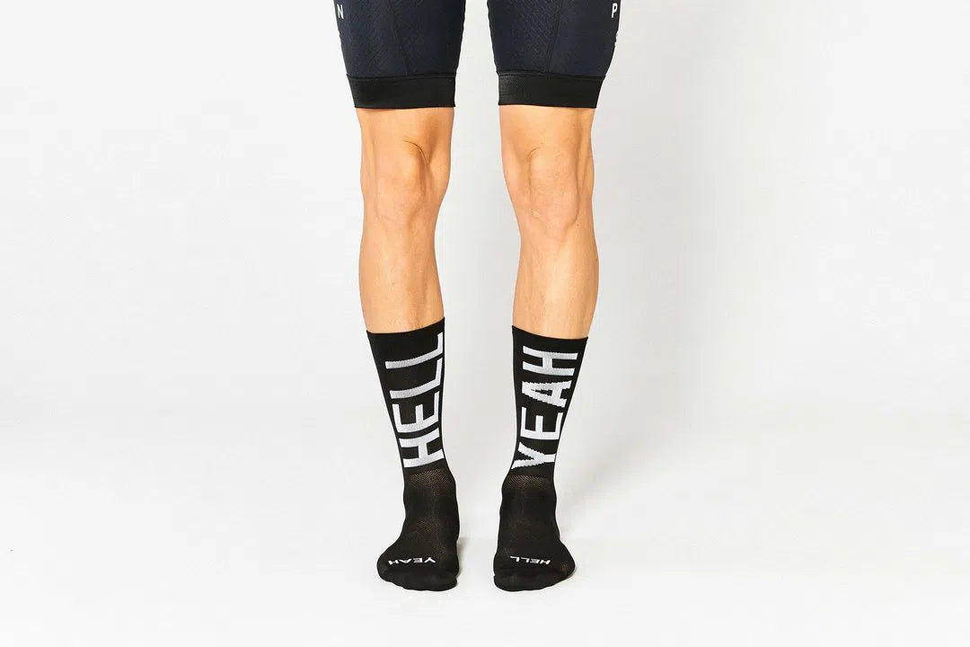 FINGERSCROSSED Socks Hell Yeah 2.0 - Black-Cycling Socks-