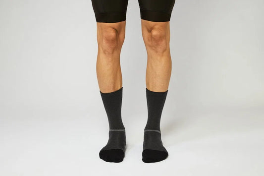 FINGERSCROSSED Socks Merino - Dark Grey-Winter Cycling Socks-