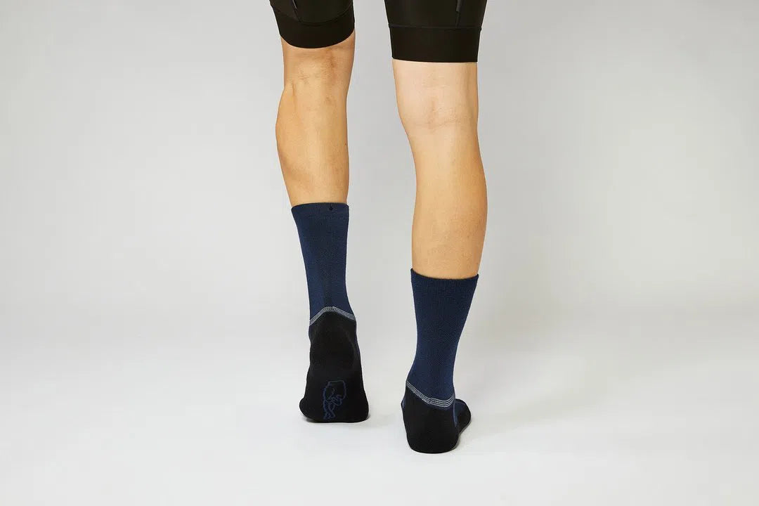 FINGERSCROSSED Socks Merino - Navy-Winter Cycling Socks-