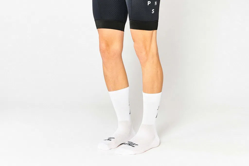 FINGERSCROSSED Socks Shut Up Legs - White-Cycling Socks-