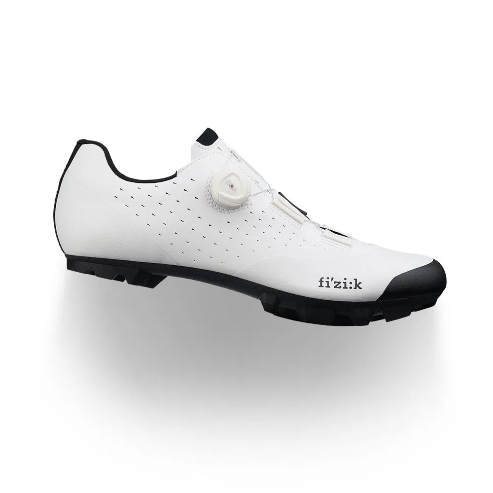 FIZIK Gravel MTB Cycling Shoes X3 Vento Overcurve - White/Black-Gravel Cycling Shoes-