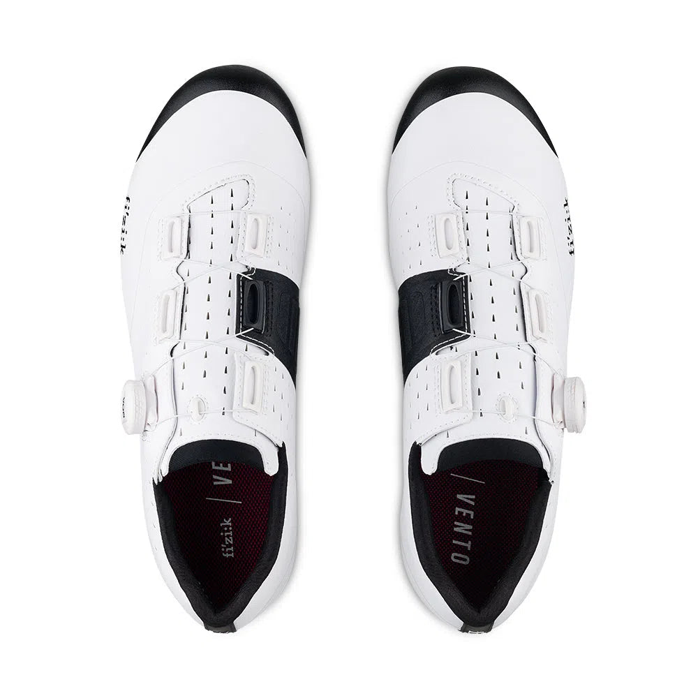 FIZIK Gravel MTB Cycling Shoes X3 Vento Overcurve - White/Black-Gravel Cycling Shoes-