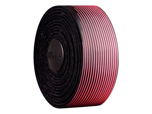 FIZIK Handlebar Tape VENTO MICROTEX TACKY 2MM - BLACK/PINK-Bar Tapes-8021890482679