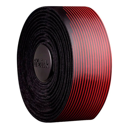 FIZIK Handlebar Tape VENTO MICROTEX TACKY 2MM - BLACK/RED-Bar Tapes-8021890482723