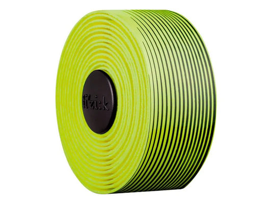 FIZIK Handlebar Tape VENTO MICROTEX TACKY 2MM - FLUOR YELLOW/BLACK-Bar Tapes-8021890482747