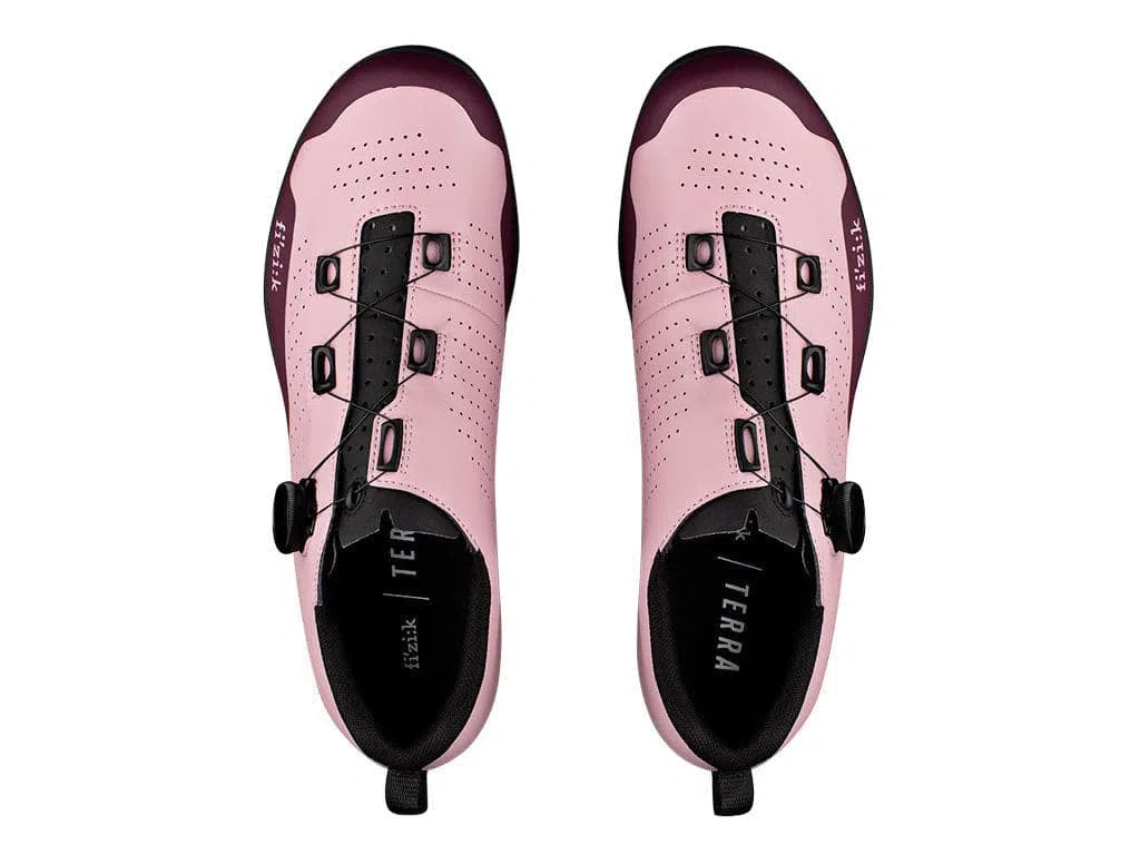 FIZIK MTB Gravel Cycling Shoes Atlas Terra - Pink Grape/Black-Gravel Cycling Shoes-