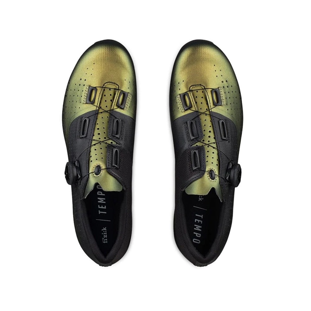 FIZIK TEMPO OVERCURVE R4 Cycling Shoes - Green/Iridiscent Black-Road Cycling Shoes-