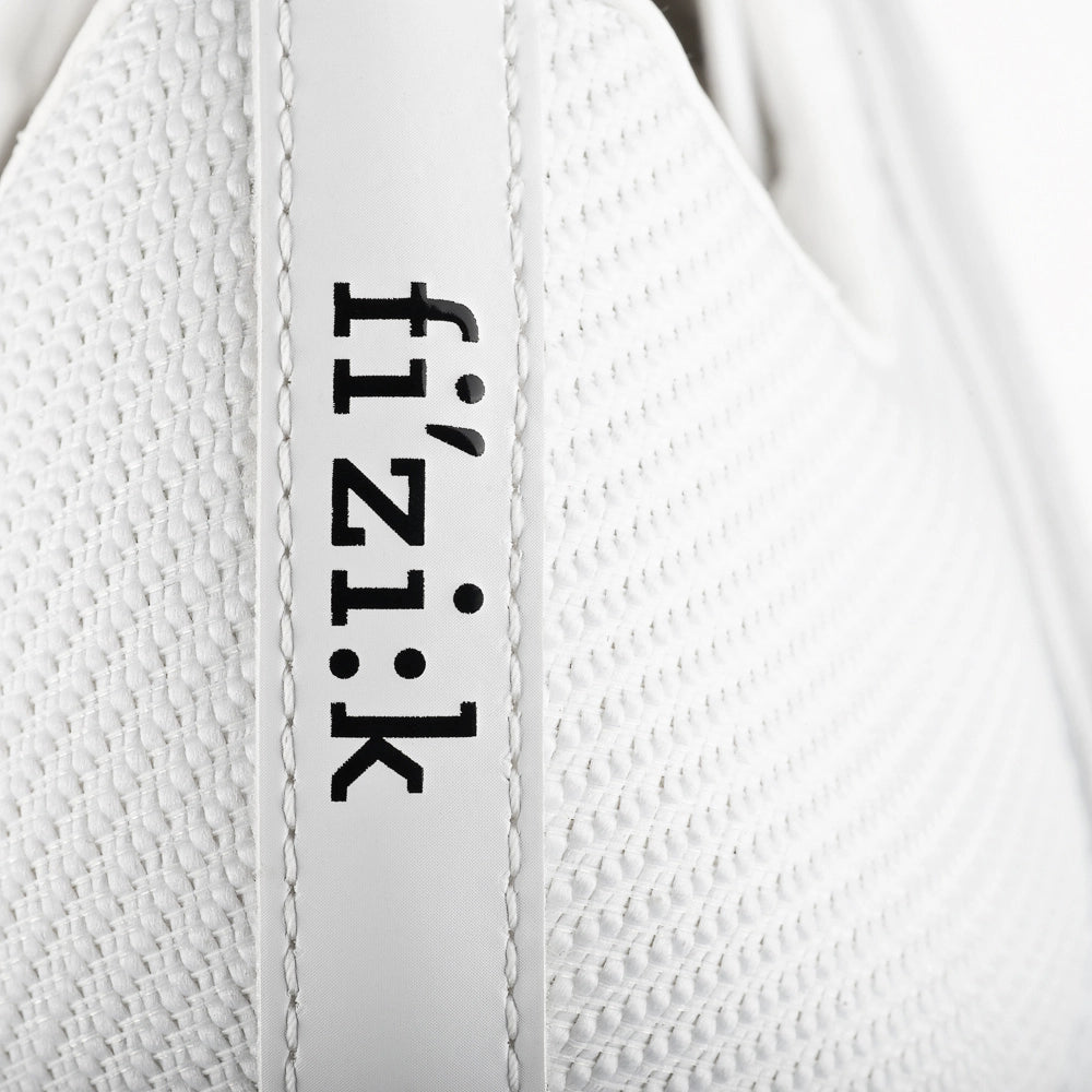 Fizik Vento Aeroweave Powerstrap Road Carbon Cycling Shoes - White-Road Cycling Shoes-