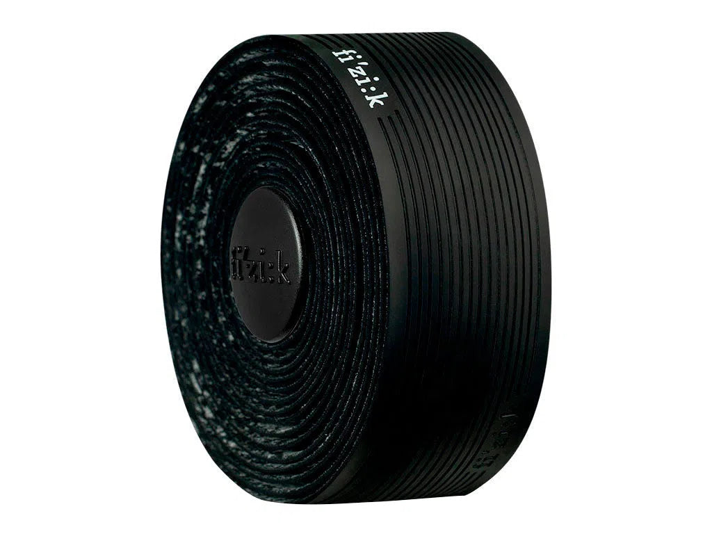 FIZIK VENTO MICROTEX TACKY 2mm Handlebar Tape - Black-Bar Tapes-8021890466457