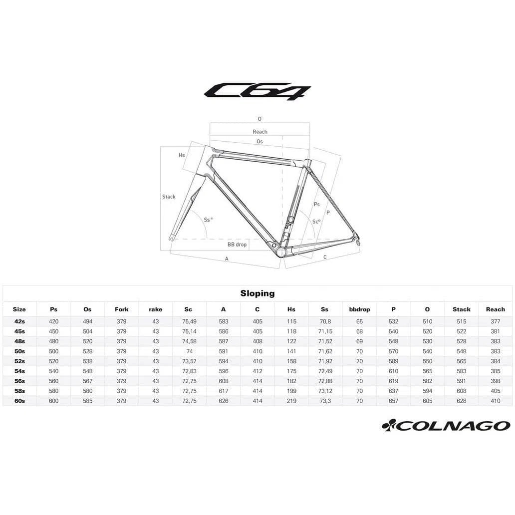 Frame COLNAGO C64 Disc - BUSL Default Velodrom Barcelona 