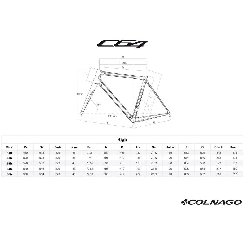 Frame COLNAGO C64 Disc - BUSL Default Velodrom Barcelona 