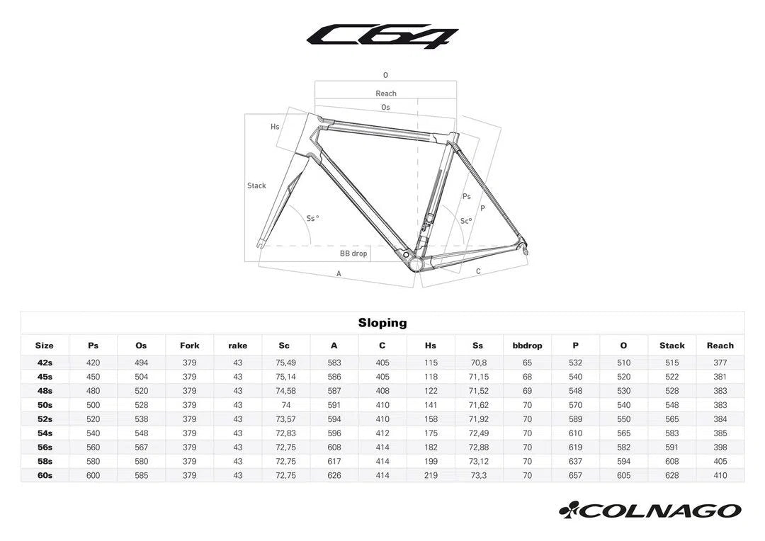 Frame COLNAGO C64 Disc - BUSL-Framesets-