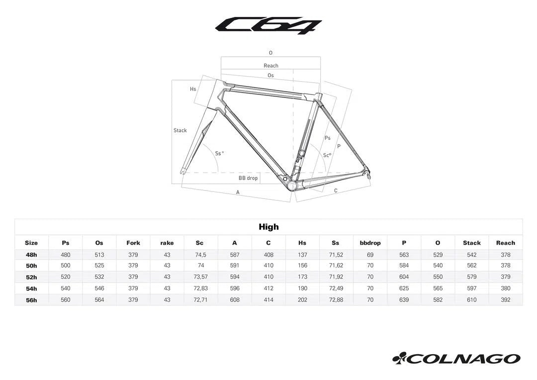 Frame COLNAGO C64 Disc - BUSL-Framesets-