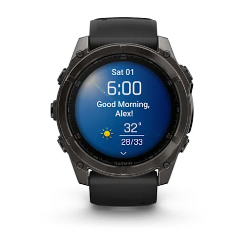 GARMIN Fenix 8 Multisport GPS Amoled Watch - Sapphire/Carbon Grey