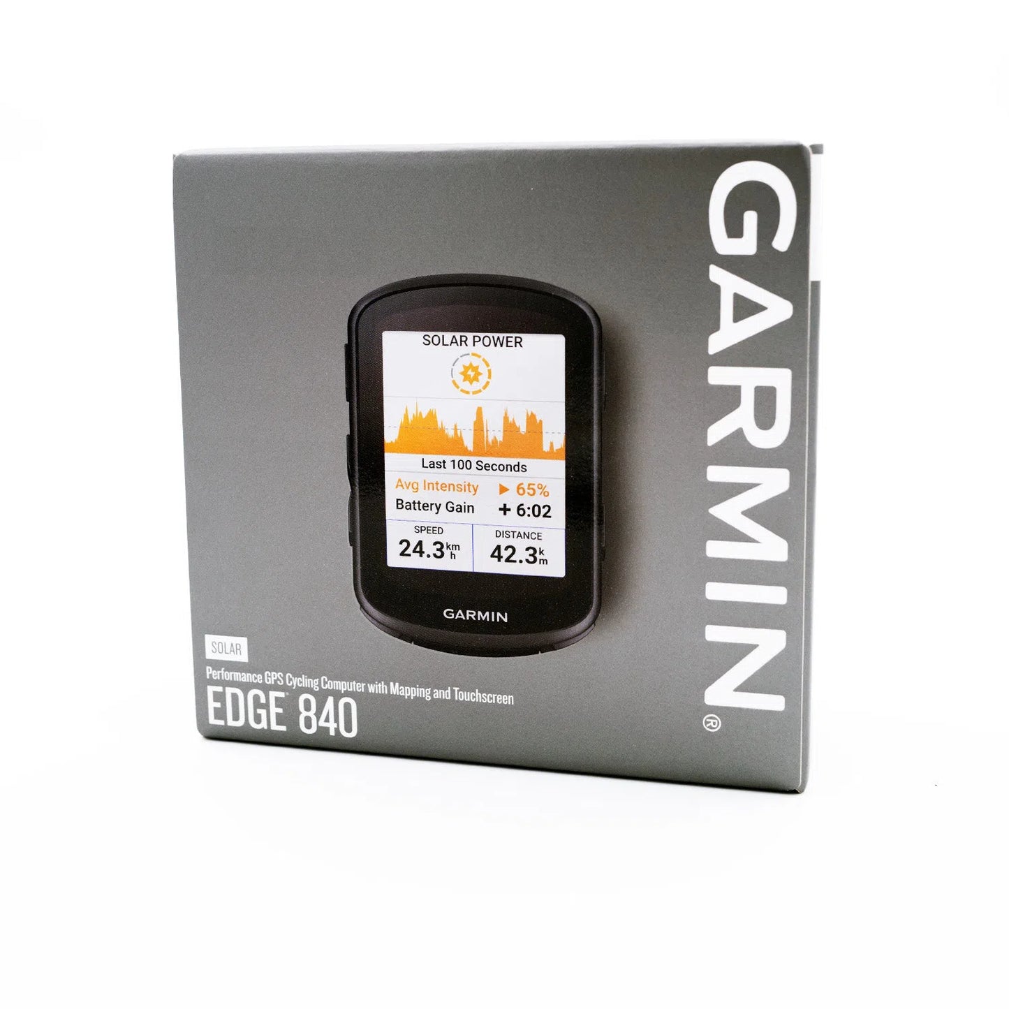 GARMIN Edge 840 Solar Fahrrad GPS Computer - Schwarz