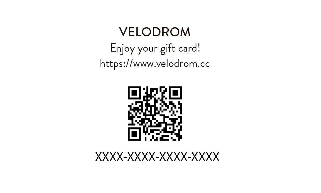 VELODROM VCC GIFT CARD - Green-