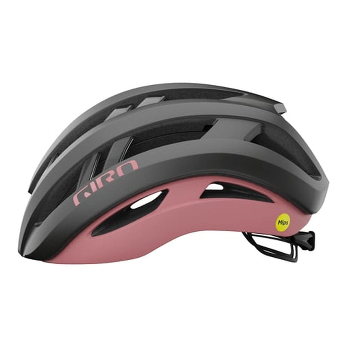 GIRO Aries Spherical Cycling Helmet - Mettalic Coal / Dusty Rose