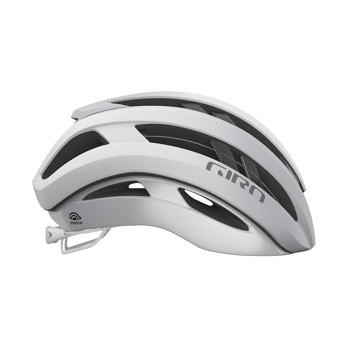 GIRO Aries Spherical Cycling Helmet - White Matt