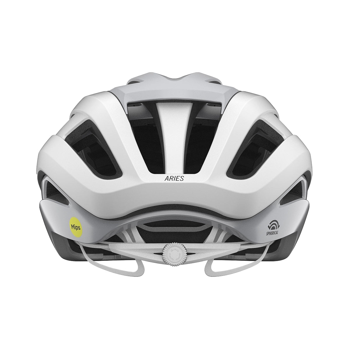 GIRO Aries Spherical Cycling Helmet - White Matt