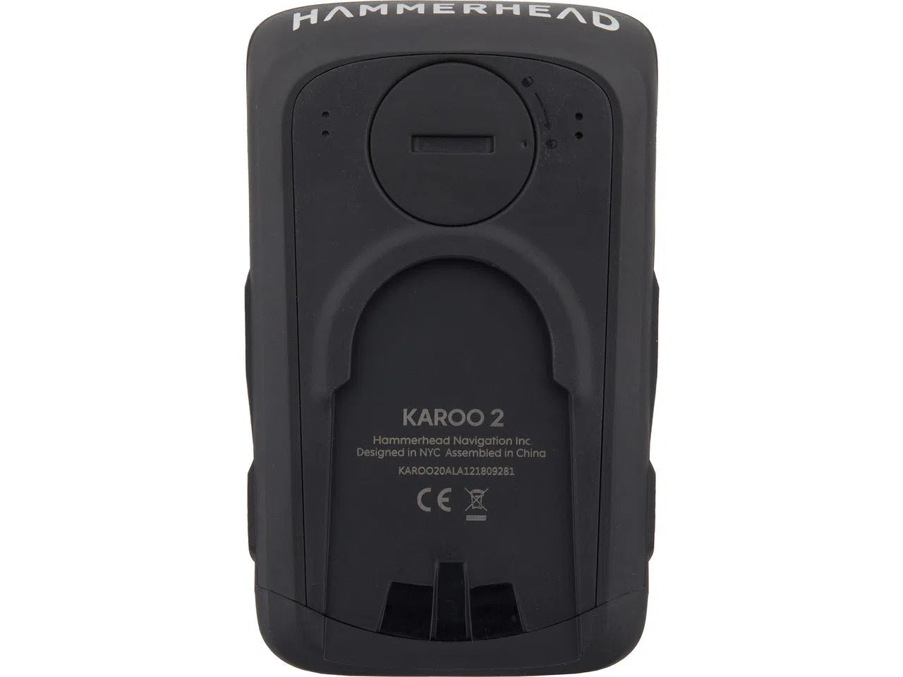 karoo 2 cycling gps rear panel