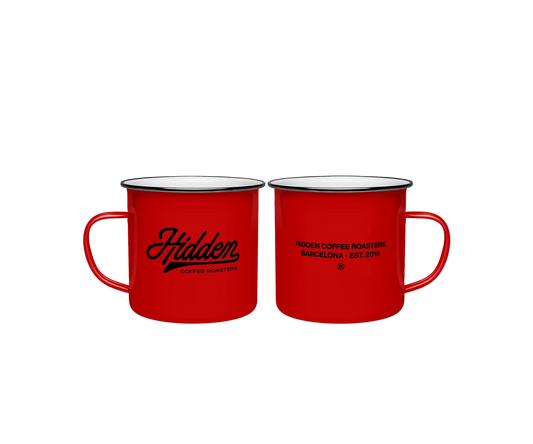 HIDDEN COFFEE ROASTERS - Red Mug-Coffee Mugs-97743689