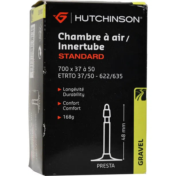 Hutchinson Gravel Inner Tube 700x37/50C Gravel - 48mm-Spare Tubes-3248382085070