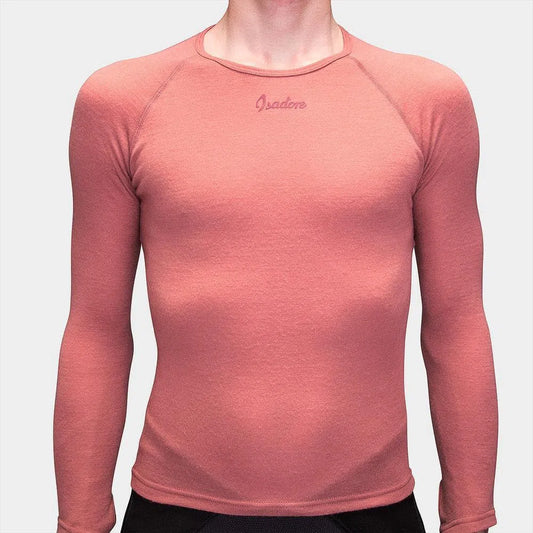 ISADORE Merino Long Sleeve Baselayer - Marsala Default Isadore 