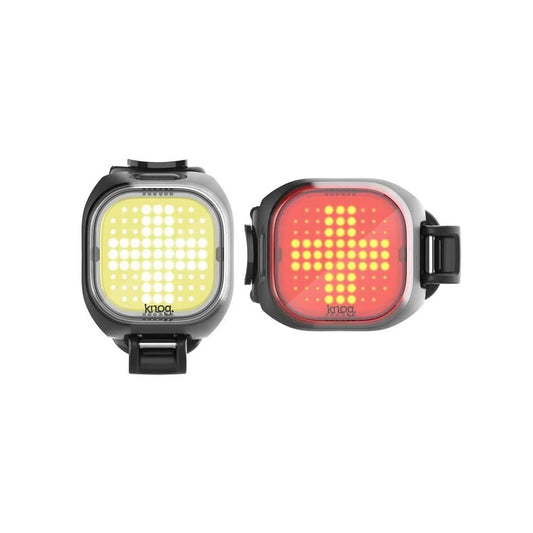 KNOG BLINDER MINI CROSS TWINPACK - White/Red-Lights Kits-9328389030731