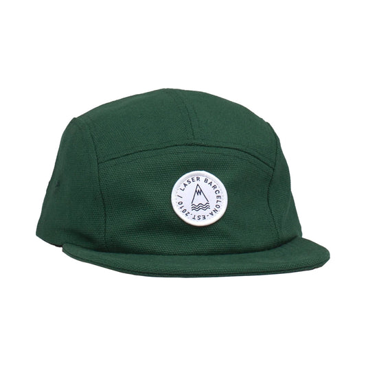 LASER Barceloneta 5 Panel Hat - Evergreen-Caps-25059657