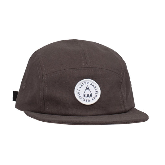 LASER Barceloneta 5 Panel Hat - Hat Mocha-Caps-31514953