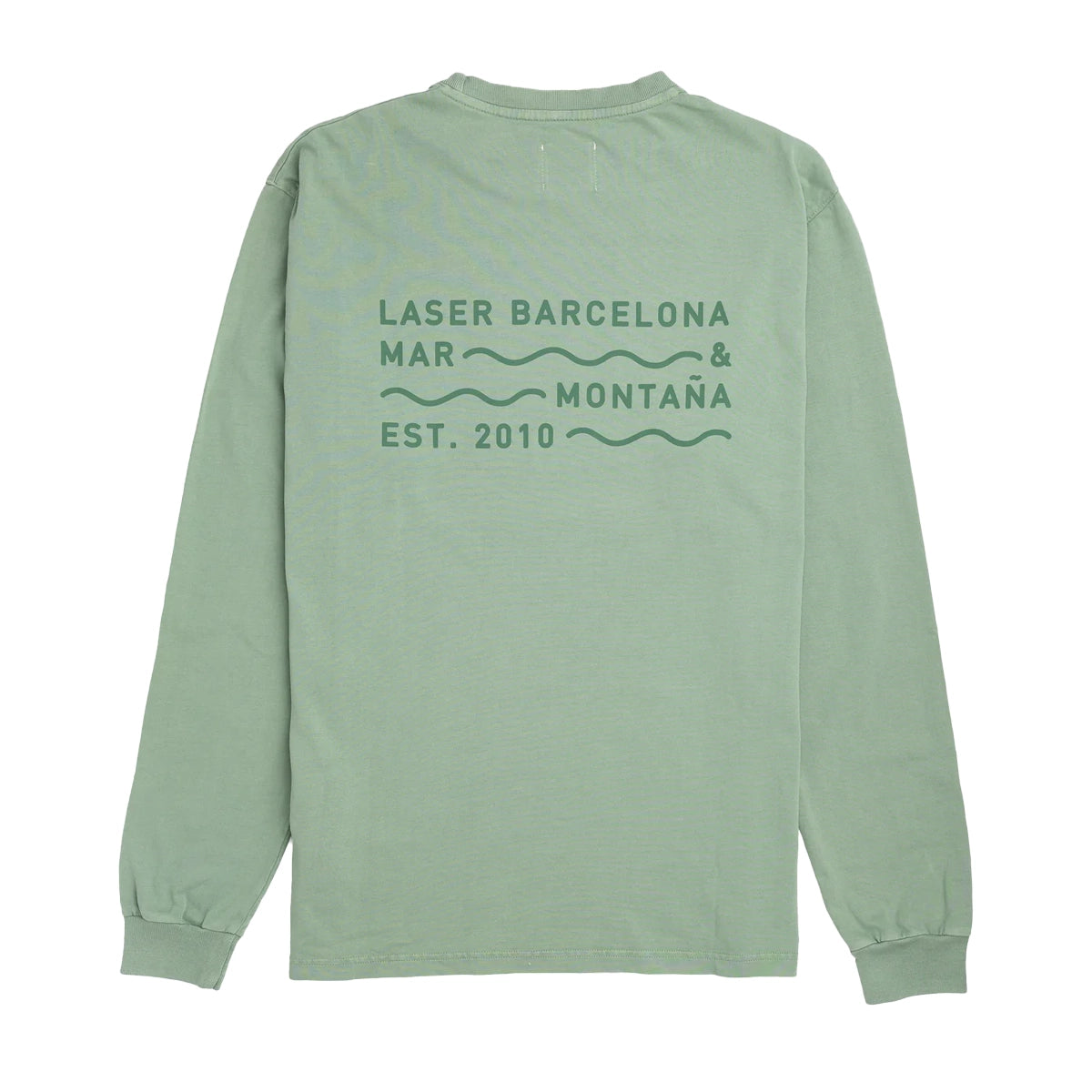 LASER Borne Long Sleeve Tee - Aged Basil