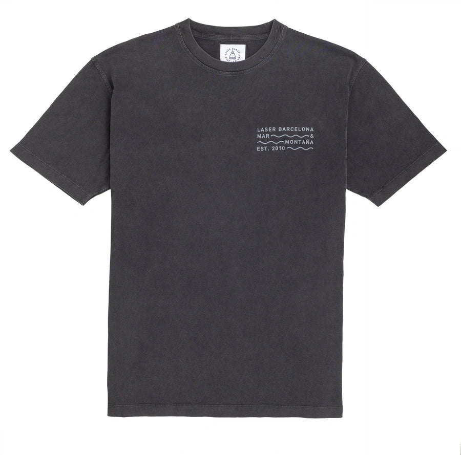 LASER Borne Tee - Faded Black