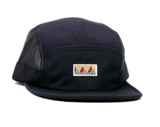 LASER Montseny Camper Tech Hat Cap - Black-Caps-13849478